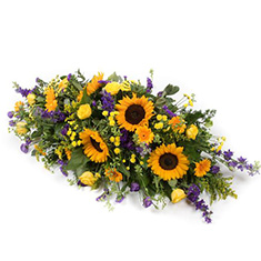 Sunflower Casket Spray