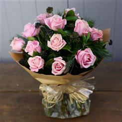 Luxury 12 Pink Roses