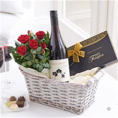 Luxury  Red Wine Gift Basket