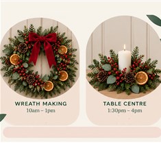 Christmas Wreath &amp; Table Centre Workshop 